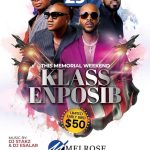 THIS MEMORIAL WEEKEND KLASS ENPOSIB