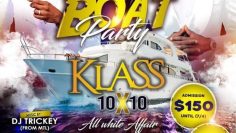 FIKZO BOAT PARTY KLASS 10X10  ALL WHITE AFFAIR