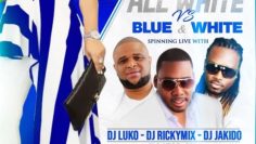 ALL WHITE VS BLUE & WHITE AFFAIR